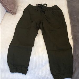 J Crew Point Sur Green Pants size 2. Never worn!